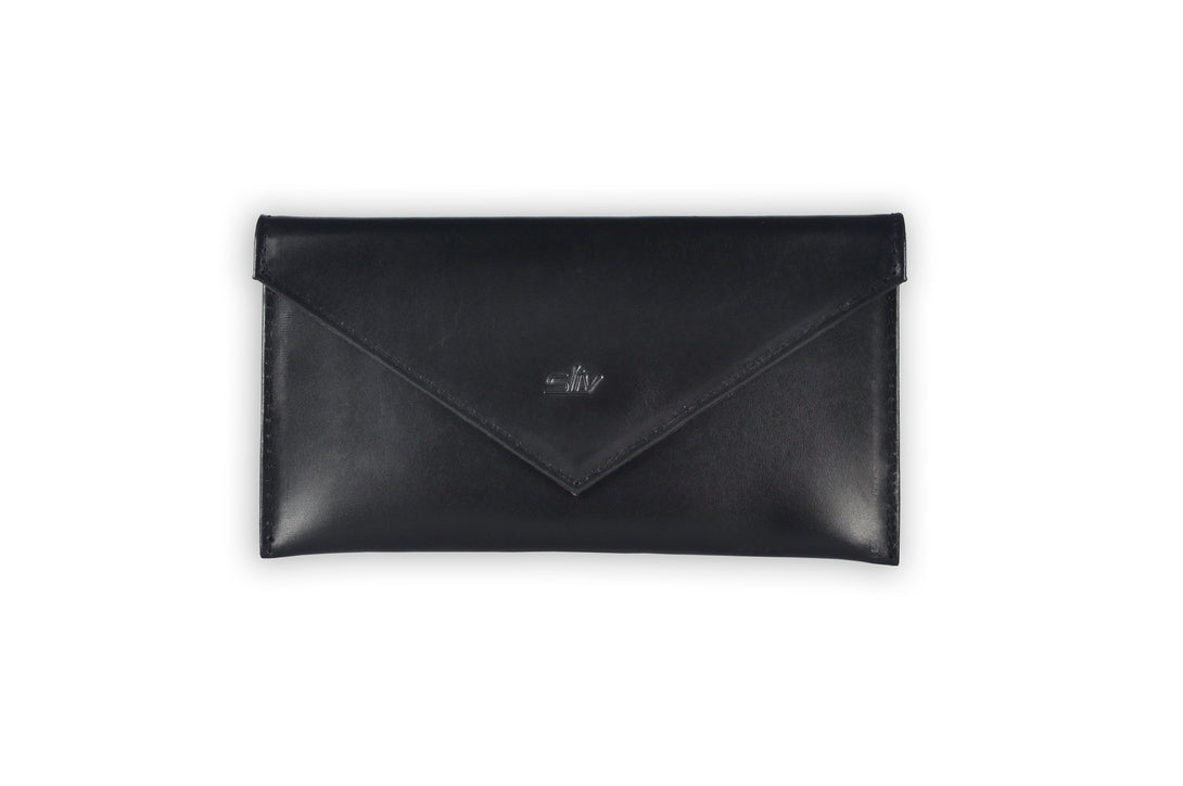 Verona Multi-purpose Leather Envelope in Black